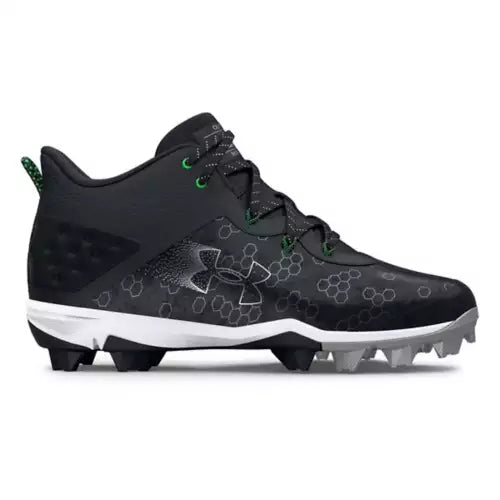 Under Armour Mens' UA Harper 8 Mid RM Baseball Cleats: 3026592 Footwear Under Armour 6.5 Black 