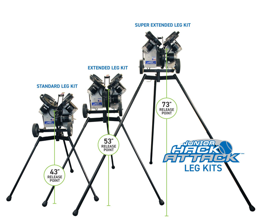 Junior Hack Attack Baseball Pitching Machine Training & Field Hack Attack 