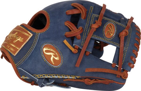 Rawlings Heart-of-the-Hide Denim Edition 11.5” Baseball Glove: PRO204-2D Equipment Rawlings 