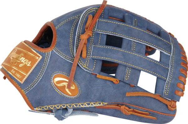 Rawlings Heart-of-the-Hide Denim Edition 12.75” Baseball Glove: PRO3039-6D Equipment Rawlings 