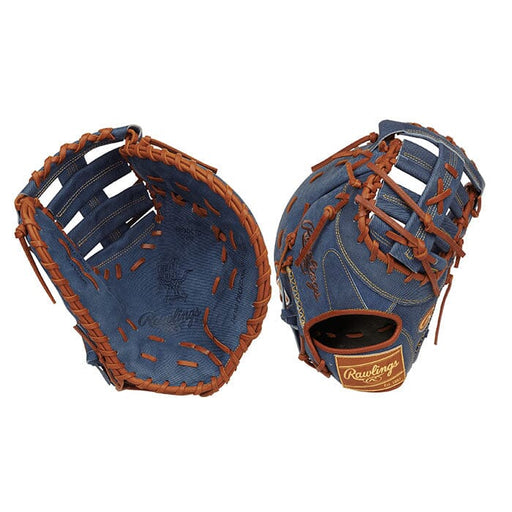 Rawlings Heart-of-the-Hide Denim Edition Baseball First Base Mitt 13": PRODCTD Equipment Rawlings 