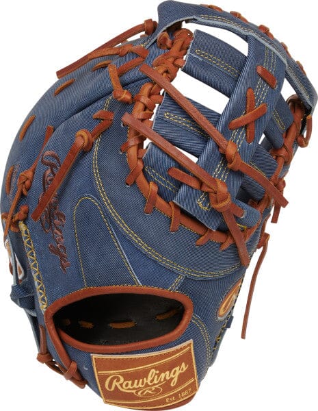 Rawlings Heart-of-the-Hide Denim Edition Baseball First Base Mitt 13": PRODCTD Equipment Rawlings 