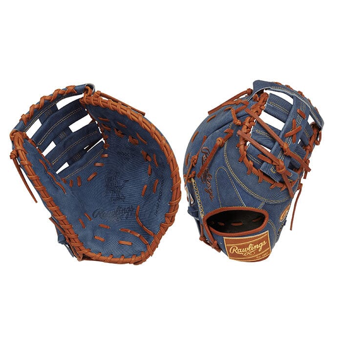 Rawlings Heart-of-the-Hide Denim Edition Baseball First Base Mitt 13": PRODCTD Equipment Rawlings 