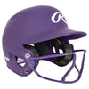 Rawlings Mach Hi-Viz Fastpitch Softball Batting Helmet With Integrated Facemask: MCHVIZ Equipment Easton 