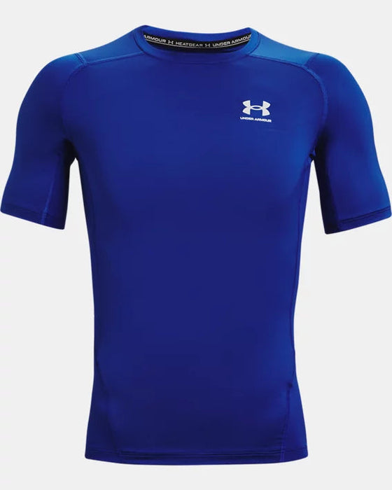 Under Armour Men's HeatGear® Short Sleeve Shirt: 1361518 Apparel Under Armour Royal Small 