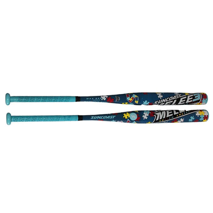 Suncoast Melee3 Autism Awareness Balanced 13 Inch Senior Softball Slowpitch Bat: SMAASB Bats Suncoast 