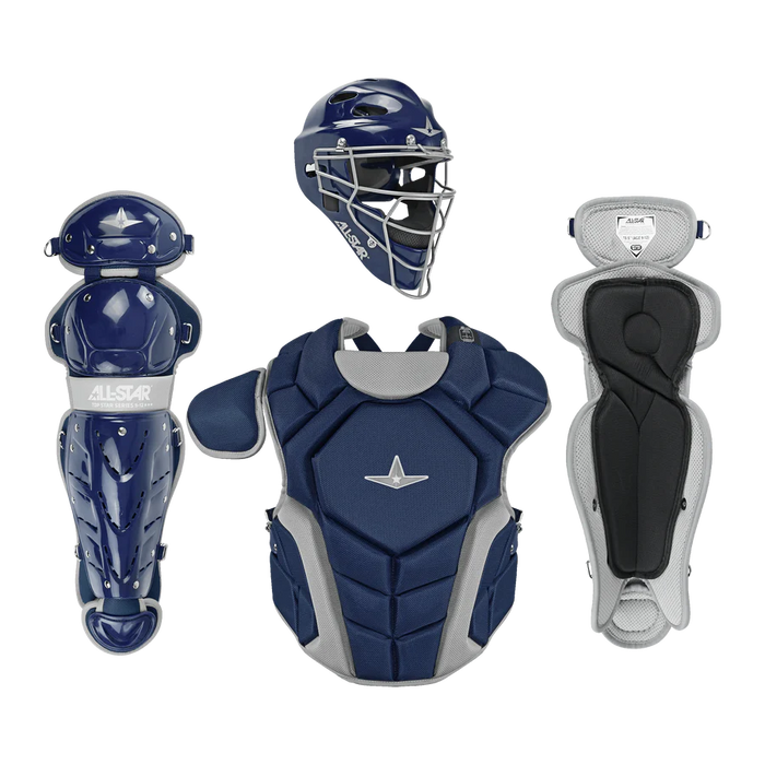 All-Star Top Star Series Baseball Catcher’s Set Ages 9-12: CKCC-TS-912 Equipment All-Star Navy 