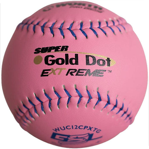 Worth PINK Super Gold Dot Extreme Classic M 12 inch GSL Logo (Dozen): WUC12CPXTG Balls Worth 