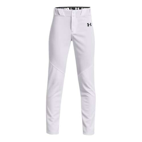 Under Armour Boys' Utility Baseball Pants: 1374381 Apparel Under Armour White Extra Small 