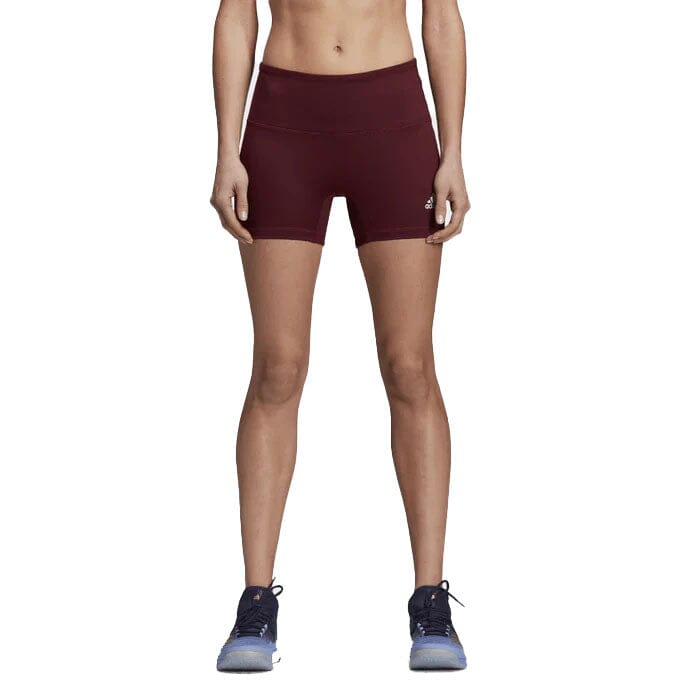 Adidas Womens 4 Inch Spandex Shorts: CD9592 Volleyballs Adidas XXS Maroon 