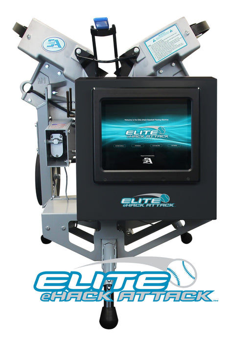 Elite eHack Attack Softball Pitching Machine Training & Field Hack Attack 