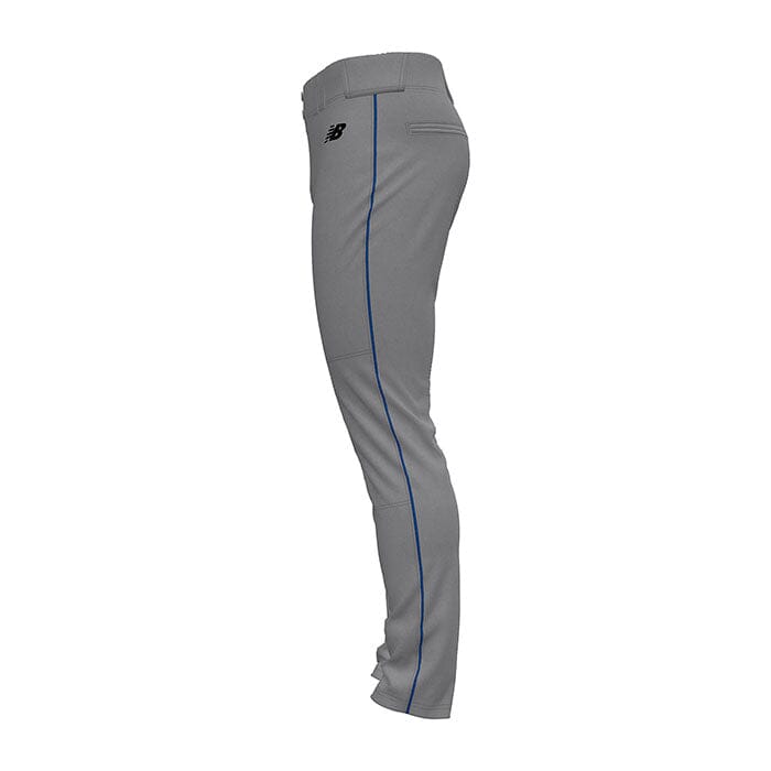 New Balance Adversary 2 Baseball Piped Pant Tapered: BMP316 Apparel New Balance Small Gray-Royal 