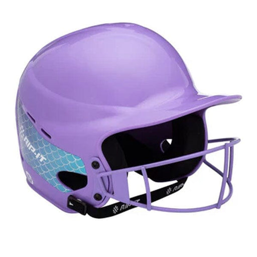 Rip-It Play Ball Girls Fastpitch Softball Helmet-Mask Combo: PBH Equipment Rip-It Lavender 