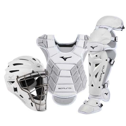 Mizuno Samurai Women's Boxed Softball Catcher's Set (14-15"): 380421 Equipment Mizuno White-Gray 