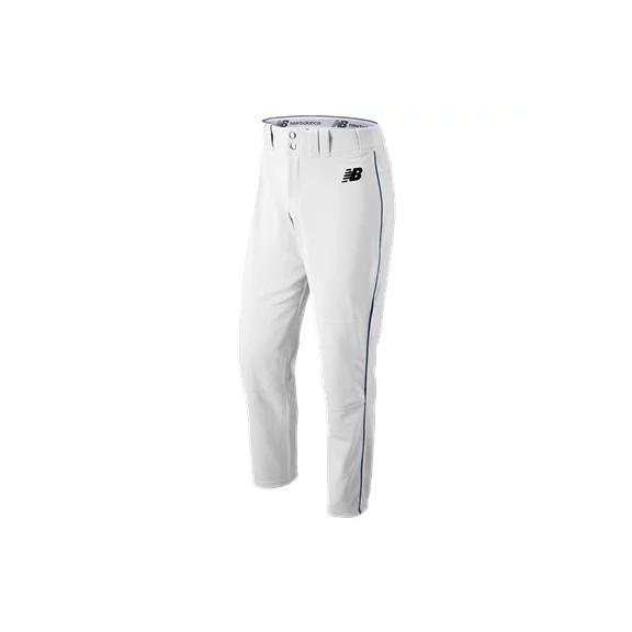 New Balance Adversary 2 Baseball Piped Pant Athletic: BMP216 Apparel New Balance Small White-Navy 