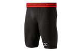 Mizuno Mens Compression Short: 350536 Apparel Mizuno Black Medium 