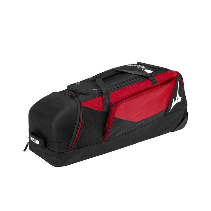 Mizuno Samurai Catcher's Wheel Bag X: 360295 Equipment Mizuno Red 