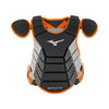 Mizuno Samurai Baseball Chest Protector Equipment Mizuno 16" Black-Orange 