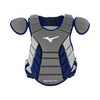 Mizuno Samurai Baseball Chest Protector Equipment Mizuno 16" Gray-Navy 