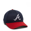 Outdoor Cap MLB Replica Adjustable Baseball Cap: MLB350 Apparel Outdoor Cap Adult Braves 