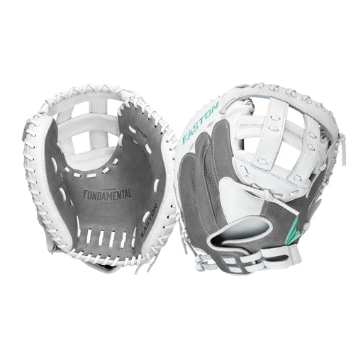 Easton Fundamental 33 Inch Fastpitch Catcher's Mitt: FMFP233 Equipment Easton Wear on Left 