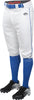 Rawlings Launch Piped Knicker Pant Adult: LNCHKPP Apparel Rawlings Small White-Royal 