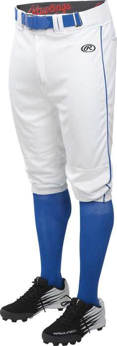 Rawlings Launch Piped Knicker Pant Adult: LNCHKPP Apparel Rawlings Small White-Royal 