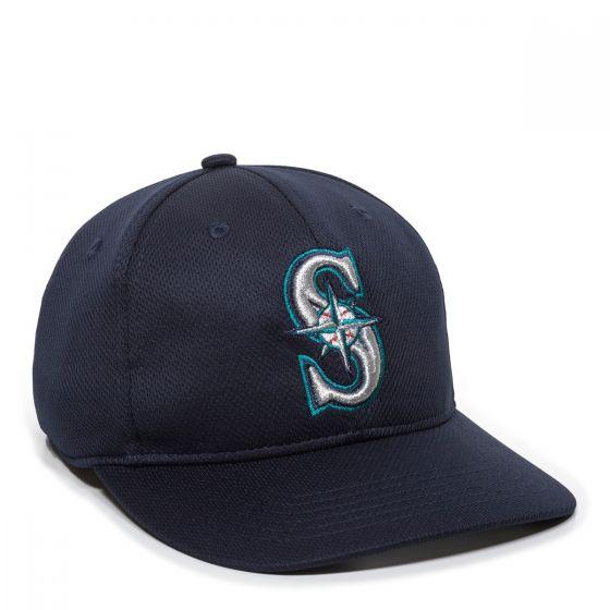 Outdoor Cap MLB Replica Adjustable Baseball Cap: MLB350 Apparel Outdoor Cap Adult Mariners 