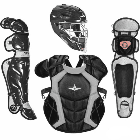 All-Star Adult System 7 Pro/College Baseball Catcher’s Set: CKCCPRO1 Equipment All-Star Black 