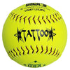 AD Starr Tattoo 52-300 12 Inch USA (ASA) Slowpitch Softball - One Dozen: USAT1252PC Balls AD Starr 