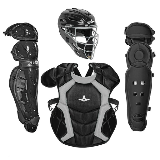 All-Star Adult Classic Pro Baseball Catcher’s Set: CKCCPRO4 Equipment All-Star Black 