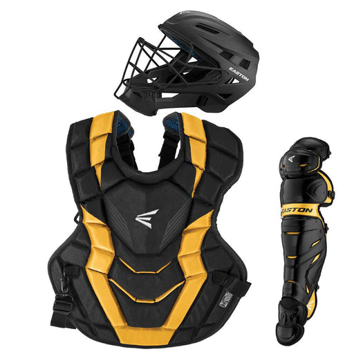 Easton Youth Elite X Boxed Catcher's Set: A165426 Equipment Easton Black-Gold 