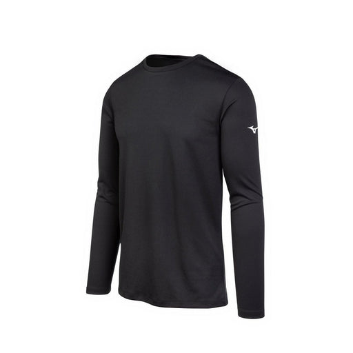 Mizuno Men’s Long Sleeve T-Shirt: 530063 Apparel Mizuno X-Small Black 