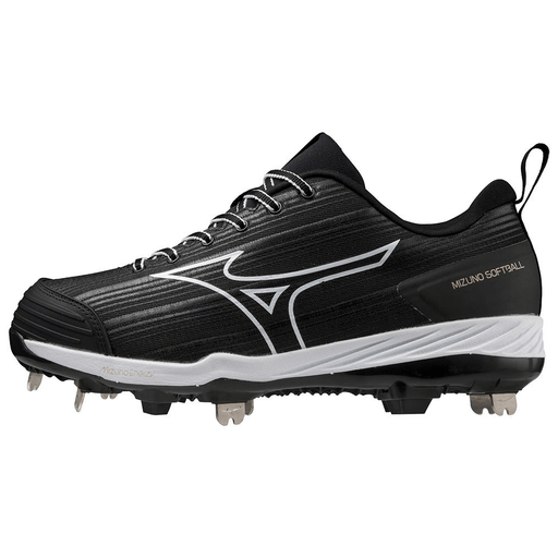 Mizuno Sweep 6 Low Women's Metal Softball Cleats: 320662 Footwear Mizuno 6 Black 