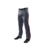 Champro Adult Triple Crown Piped Pant: BP91UA Apparel Champro Graphite/Scarlet Large 