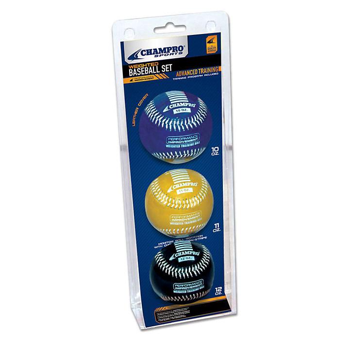 Champro Weighted Training Baseball Set: CBB7AS Balls Champro 