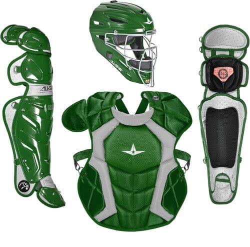 All-Star Adult System 7 Pro/College Baseball Catcher’s Set: CKCCPRO1 Equipment All-Star Dark Green 