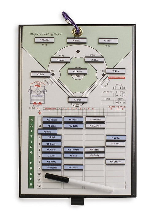 Coacher Magnetic Lineup Board 8 1-2 x 14 Equipment Coacher 