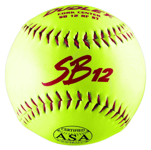 Dudley Thunder SB12T Cork USA (ASA) .44 375 Slowpitch Softball - One Dozen: 4A729Y Balls Dudley 