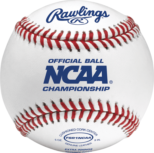 Rawlings NCAA Baseball Flat Seam (Dozen): FSR1NCAA Balls Rawlings 