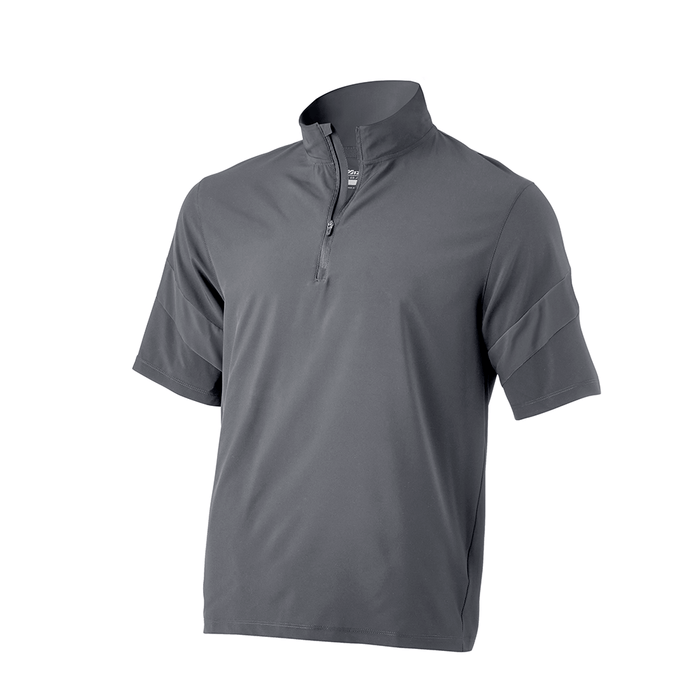 Mizuno Short Sleeve Hitting Jacket - Youth 350952 Apparel Mizuno Medium Gray 