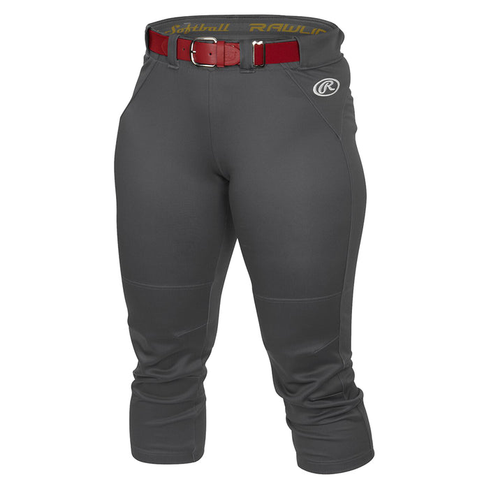 Rawlings Women’s Yoga Style Softball Pant: WYP Apparel Rawlings X-Small Graphite 