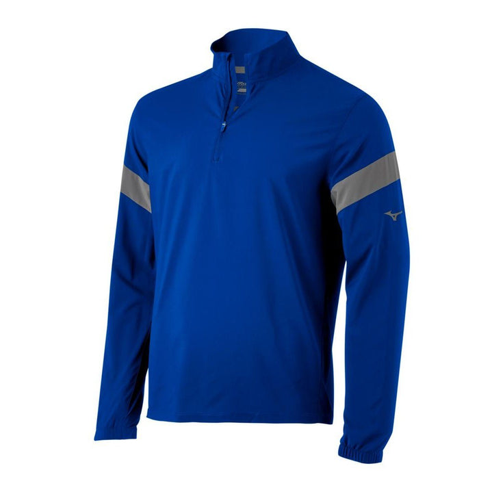 Mizuno Long Sleeved Batting Jacket -Youth Apparel Mizuno Medium Royal 