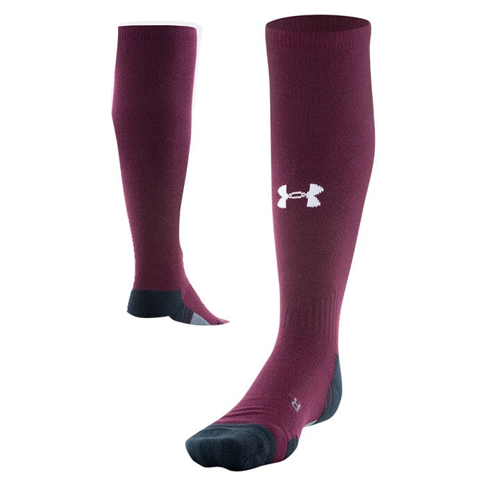 Under Armour Unisex UA Team Over-The-Calf Socks: 1367822 Apparel Under Armour Medium Maroon 