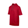 Mizuno Game Time Short Sleeve Hoody: 530076 Apparel Mizuno X-Small Red 