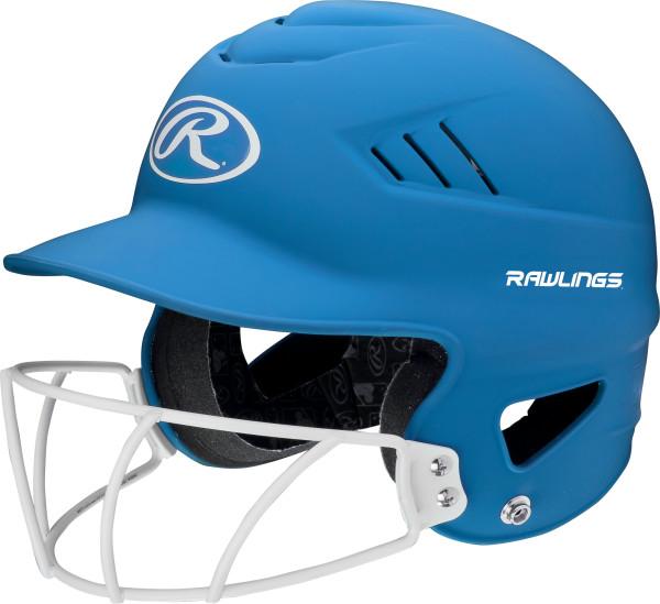 Rawlings Highlighter Fastpitch Helmet - Mask Matte: RCFHLFGM Equipment Rawlings Neon Columbia 