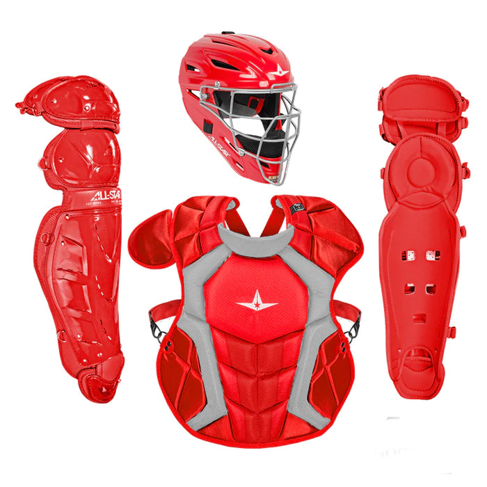 All-Star Adult Classic Pro Baseball Catcher’s Set: CKCCPRO4 Equipment All-Star Scarlet 