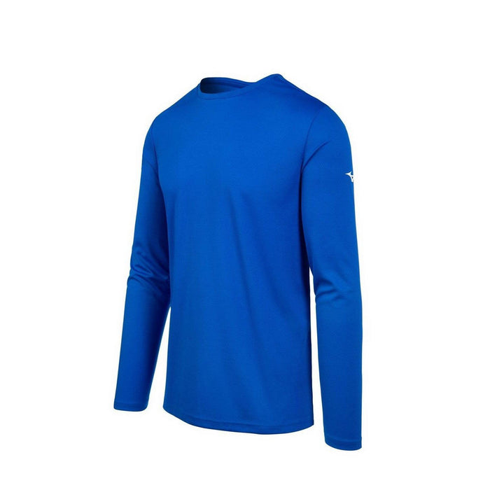 Mizuno Men’s Long Sleeve T-Shirt: 530063 Apparel Mizuno X-Small Royal 