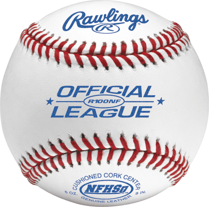 Rawlings R100 NFHS Logo Baseball Balls Rawlings 