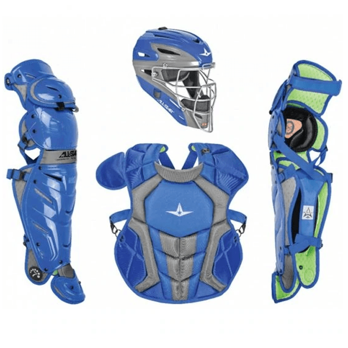 All-Star Axis Pro 7S Youth Baseball Catcher’s Set (Ages 9-12): CKCC912S7X Equipment All-Star Royal 